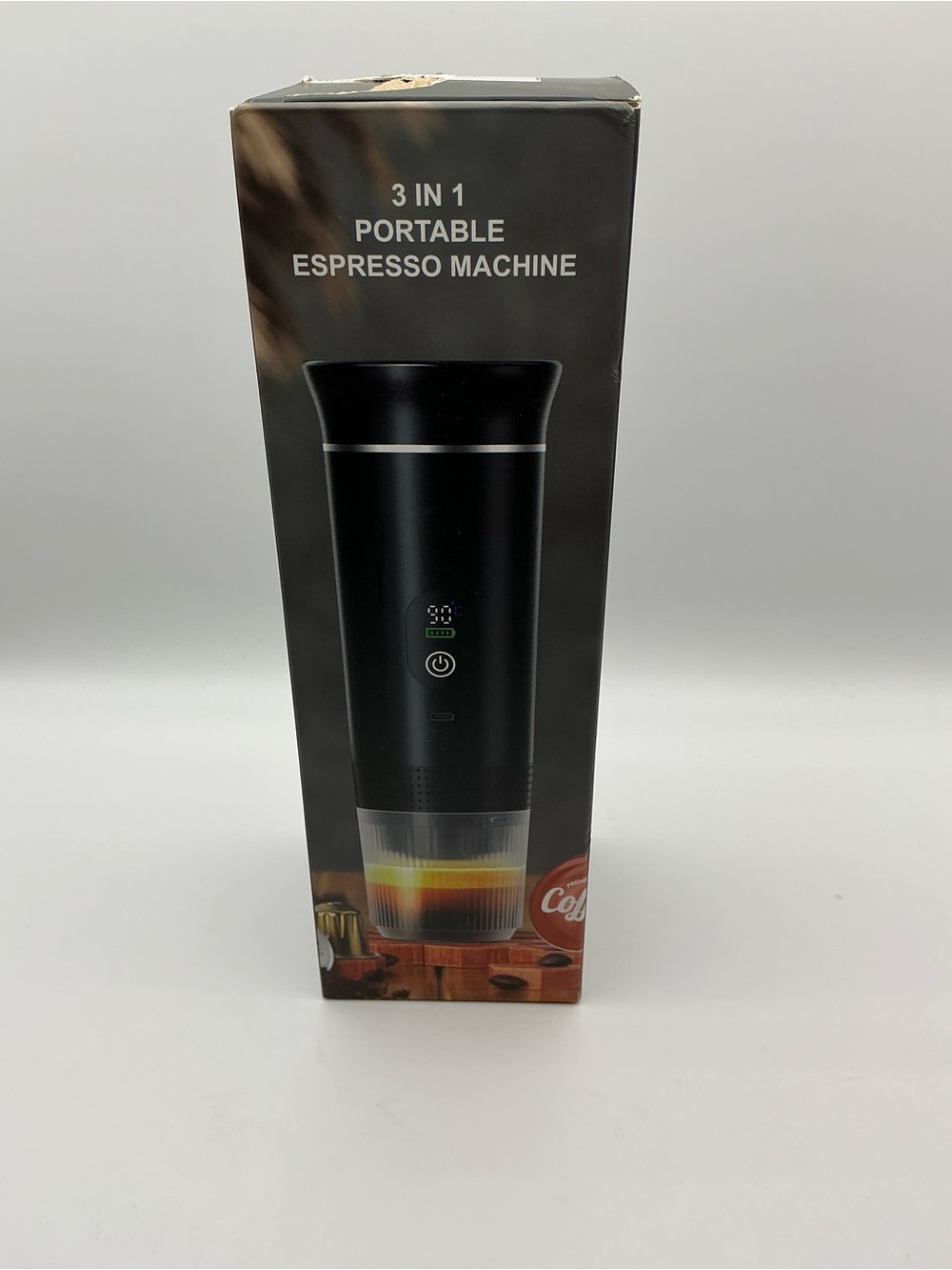 3-in-1 Portable Espresso Coffee Maker Rechargeable Ground Coffee Capsule New